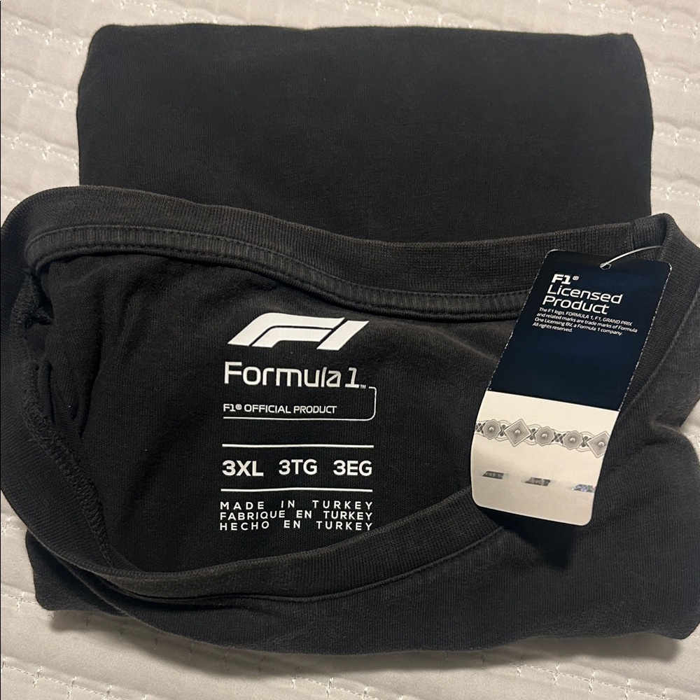 Men's Charcoal Graphic Tee by Formula 1 Racing size 3xl - Picture 5 of 5